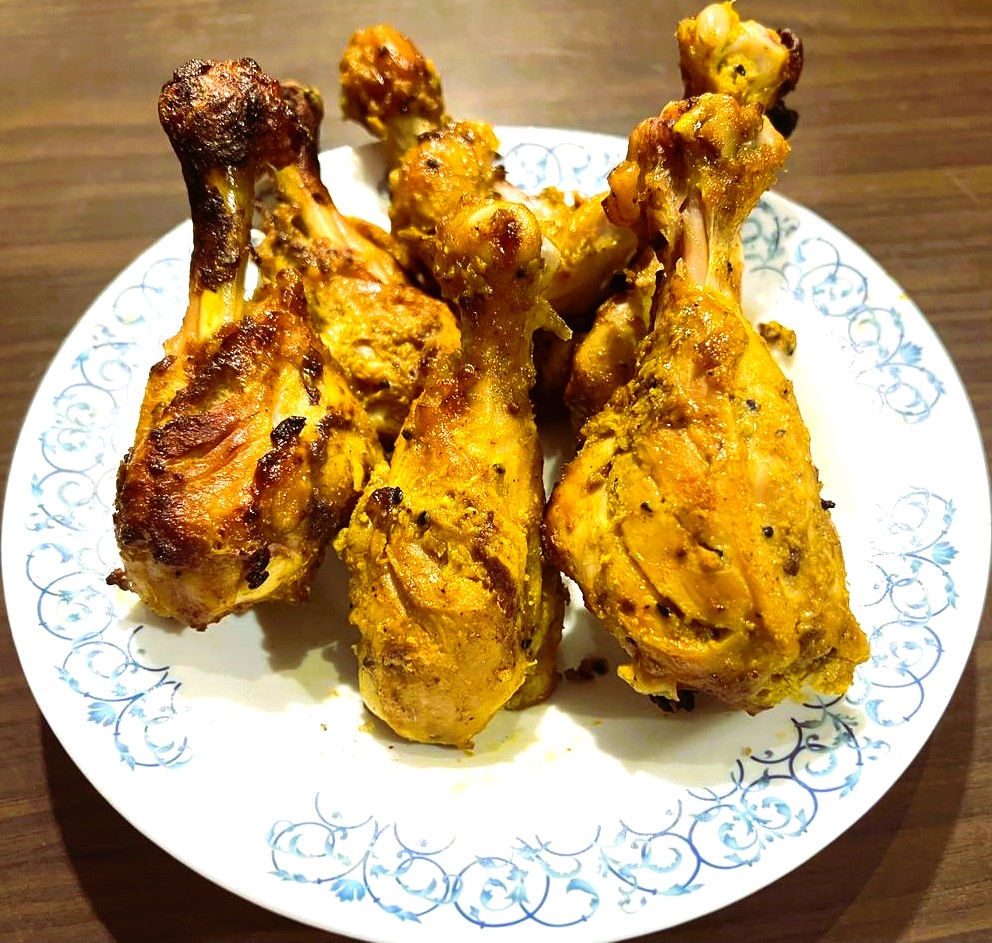 ROASTED CHICKEN ACHARI TANGRI